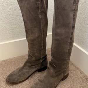 FRYE AND CO. Women's Over the Knee Gray Suede Boots